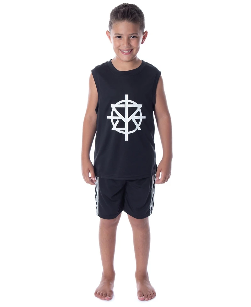 Wwe Boys Seth Rollins For The Greater Good Tank Short Sleep 2PC Pajama Set