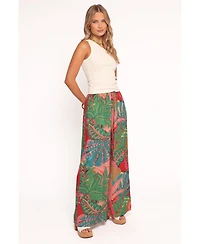 Petal and Pup Women's Charly Wide Leg Pant - Calypso Coral