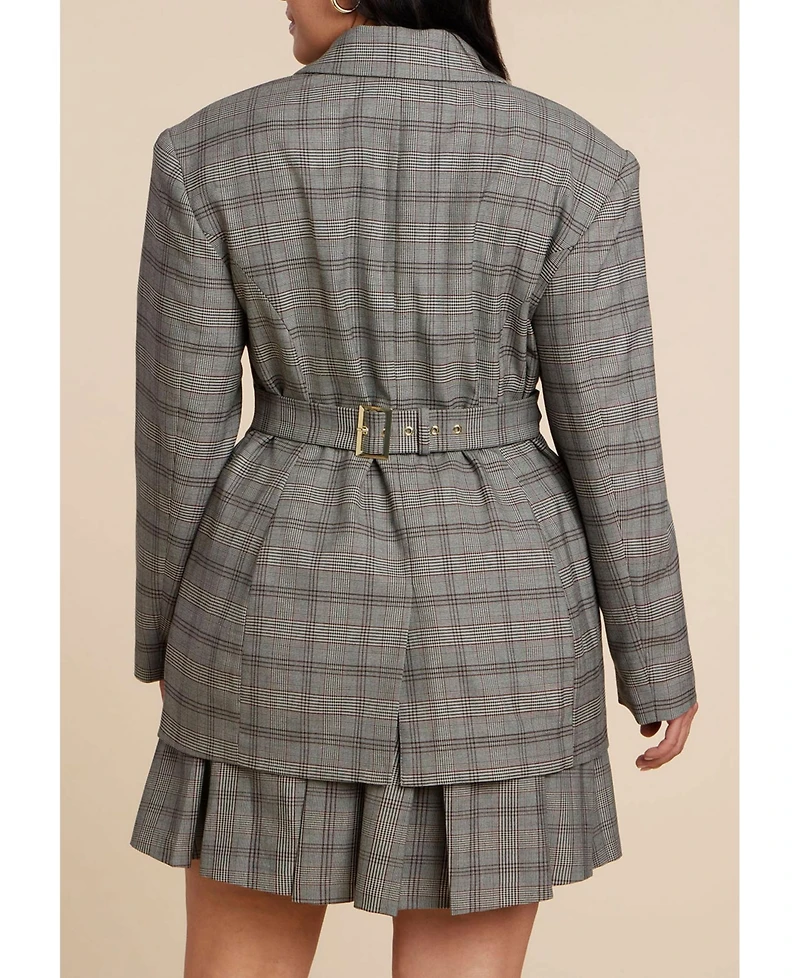 Eloquii Women's Nipped Waist Blazer With Back Adjuster