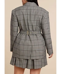 Eloquii Women's Nipped Waist Blazer With Back Adjuster