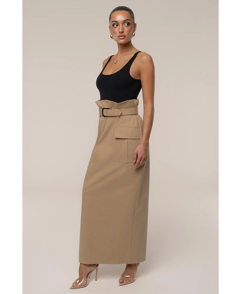 Jluxlabel Women's New Edge Cargo Skirt