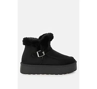 London Rag Linka Pin Buckle Detail Snow Boots Women