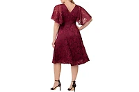 Kiyonna Plus Camille Lace Cocktail Dress