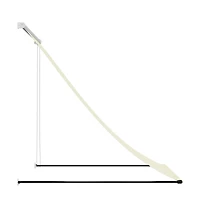 vidaXL Retractable Awning Cream Polyester fabric with Pa coating, Steel