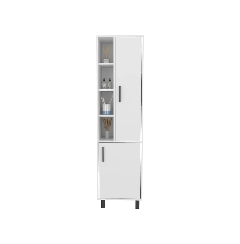 We Have Furniture Delta Storage Cabinet, Bathroom, White