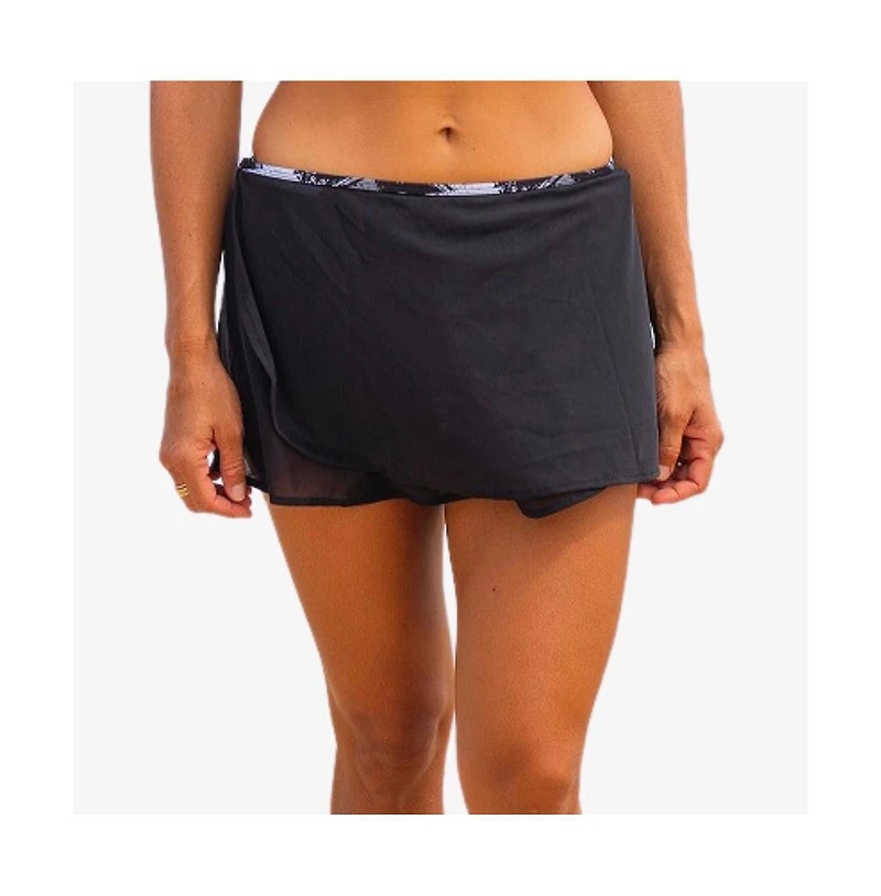 Calypsa Plus Calysa 2in1 Bikini Bottom With Snap On Mesh Skirt