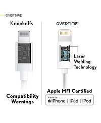 Overtime Mfi Certified Usb C to Lightning 6ft Cable, Fast Charging (OTDCIPUSBTC6WHX3)
