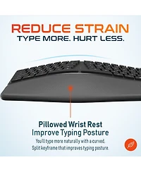 Delton Usb KB250 Ergo Keyboard and S38