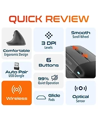 Delton S38 Wireless Ergonomic Mouse