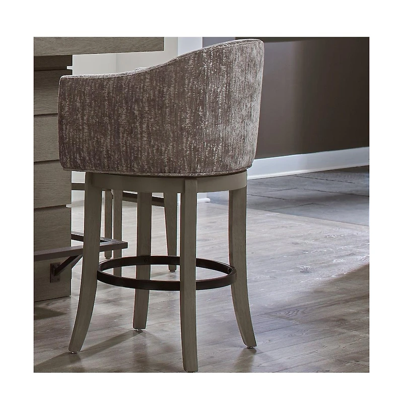 Parker House Furniture Parker House Pure Modern Dining Upholstered Swivel Barstool