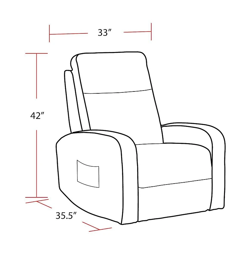Parker Living Thriller - Natural Beauty Grey Power Lift Recliner