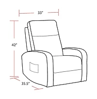 Parker Living Thriller - Natural Beauty Grey Power Lift Recliner