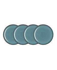Denby Azure Coupe Medium Plates, Set of 4