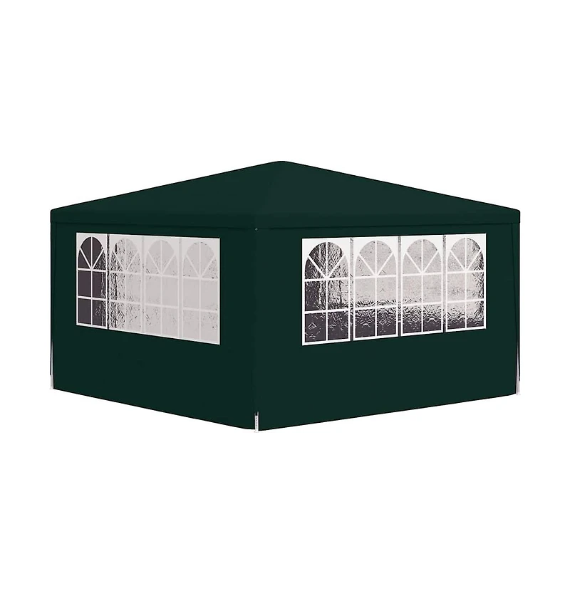 vidaXL Party Tent Green Polyethylene, Steel Large Collapsible