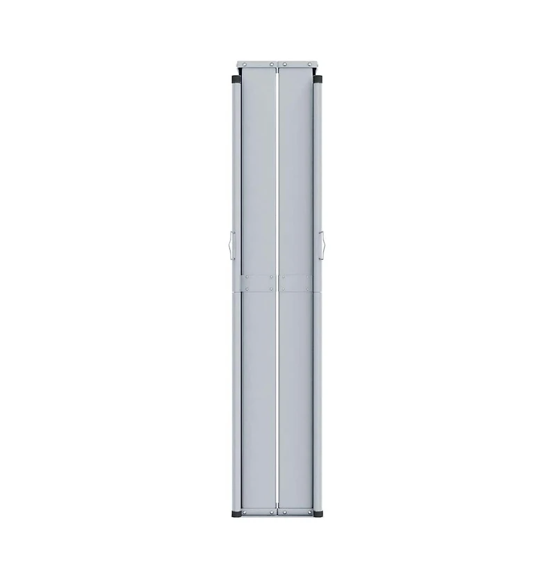 vidaXL Side Awning Anthracite Polyester with Pu coating, Steel, Aluminum