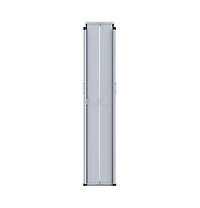 vidaXL Side Awning Anthracite Polyester with Pu coating, Steel, Aluminum
