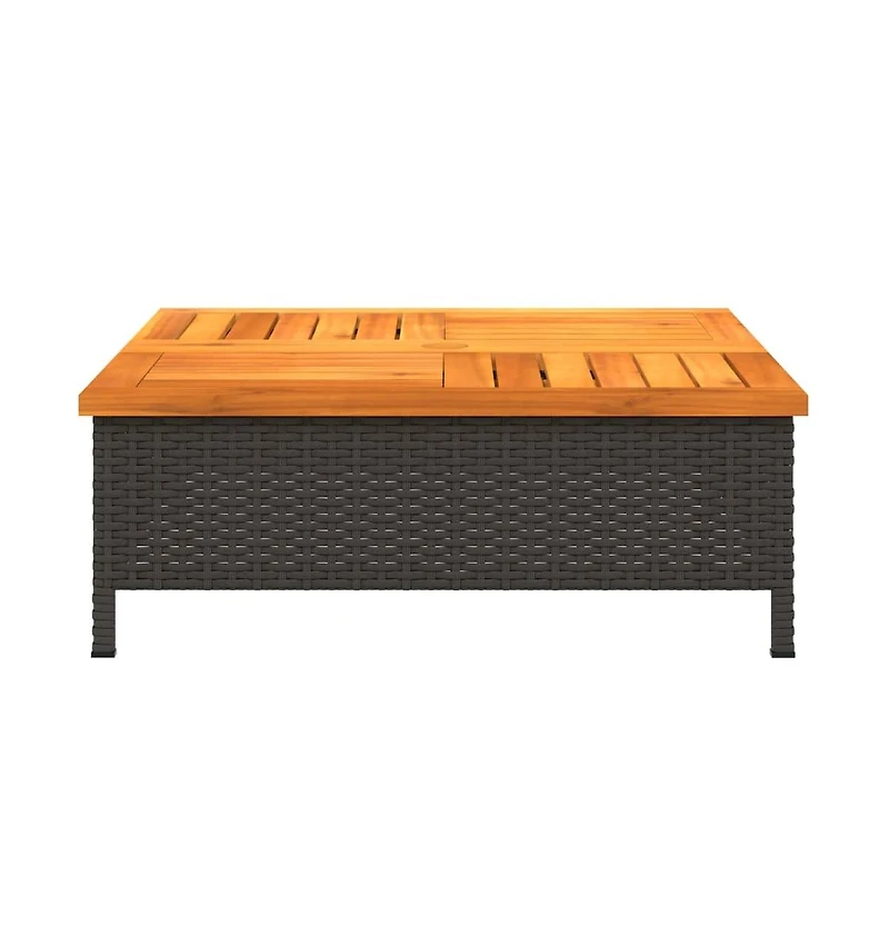 vidaXL Parasol Base Cover Black and Brown