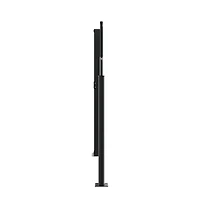 vidaXL Retractable Side Awning Anthracite Polyester with Pu coating