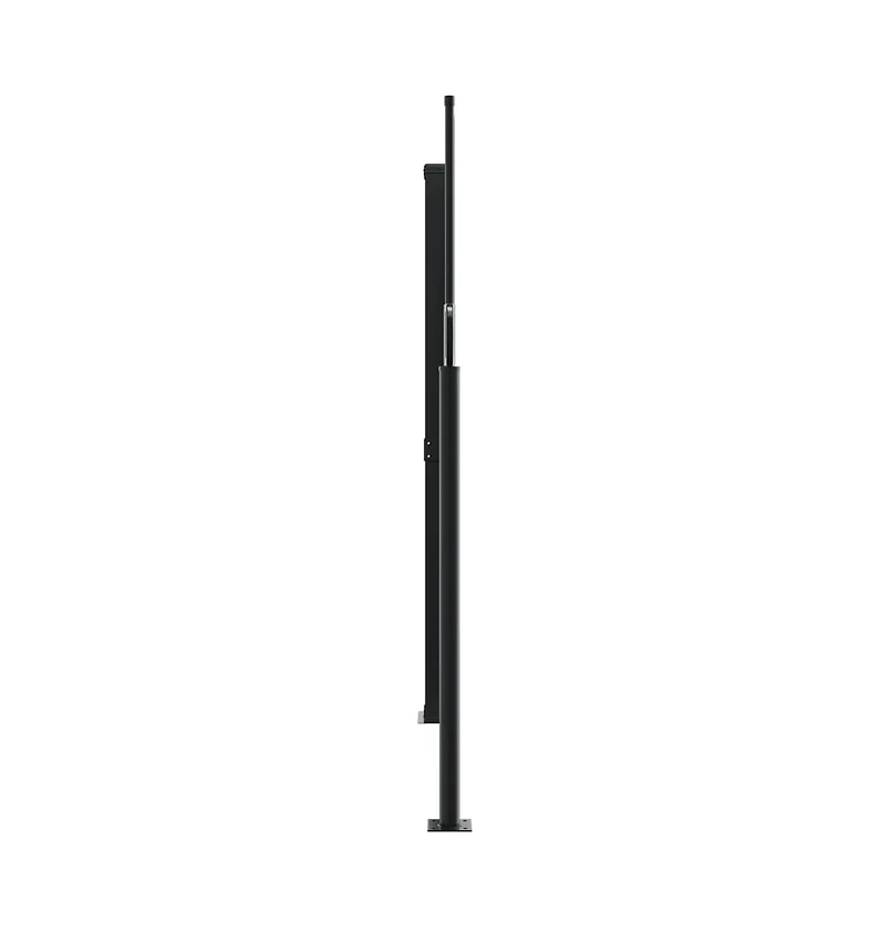 Retractable Side Awning Anthracite 100% polyester with Pu coating