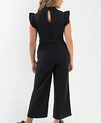 Rare Editions Girls 7-16 Self-Tie Jumpsuit