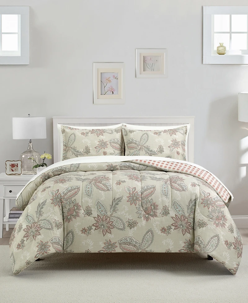 Sunham Juniper Reversible 3-Pc. Comforter Sets