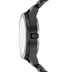Armani Exchange Men's Sync Automatic Black Stainless Steel Watch, 44mm