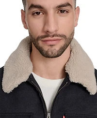 Levi's Men's Wool Blend Depot Sherpa Collar Jacket