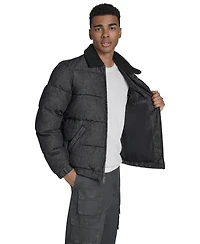 Levi's Men's Denim Quilted Sherpa Collar Jacket