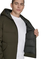 Levi's Men's Quilted Bomber with Hood Jacket
