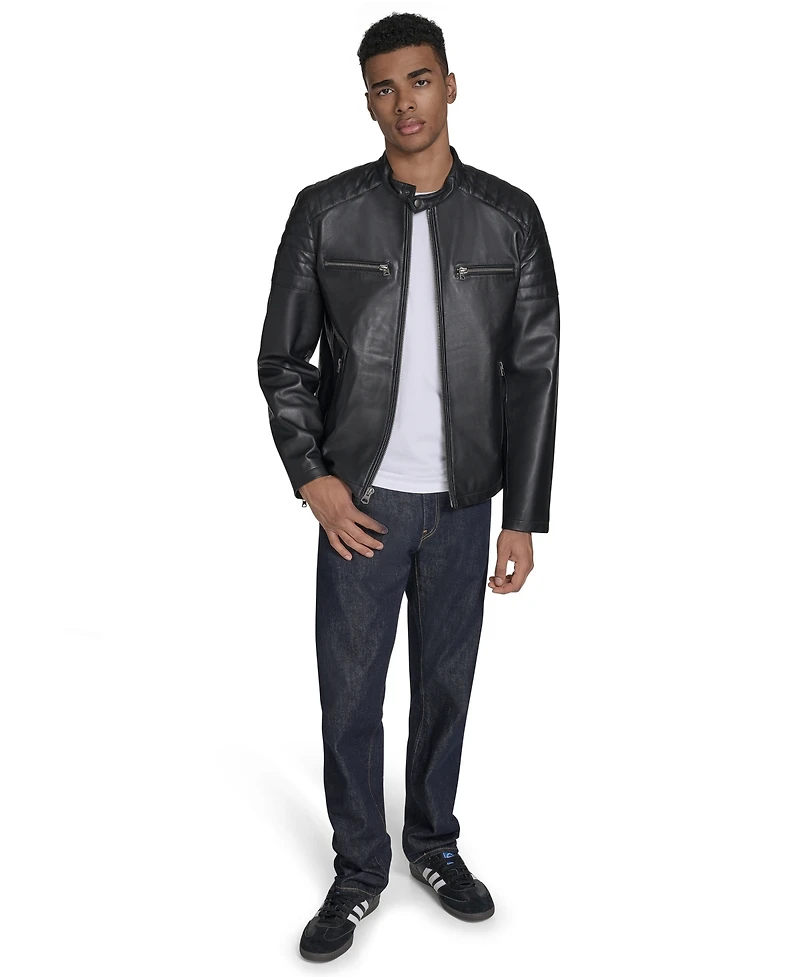 Levi's Men's Leather Racer Jacket