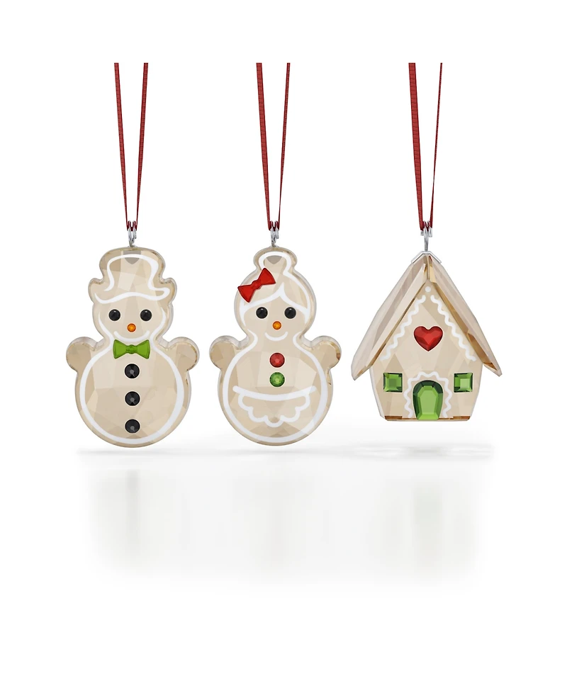Swarovski Holiday Cheers Gingerbread Ornament Set