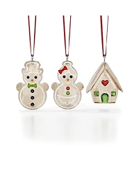 Swarovski Holiday Cheers Gingerbread Ornament Set
