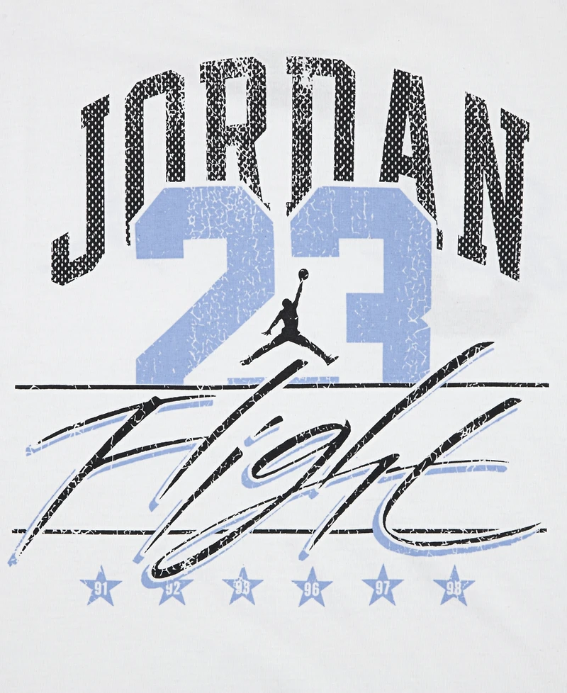 Jordan Big Girls Distressed Collegiate T-Shirt