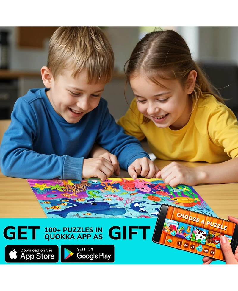 Quokka 60 Pieces Jigsaw Puzzles for Kids Ages 4-6