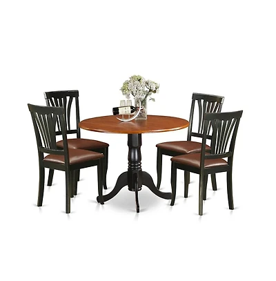 East West Furniture 5 Pc Kitchen Table set-Dining Table and 4 Kitchen Chairs
