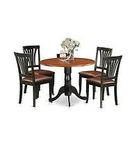 East West Furniture 5 Pc Kitchen Table set-Dining Table and 4 Kitchen Chairs
