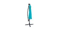 10 Ft Solar Led Patio Umbrella with Crank Tilt and Cross Base