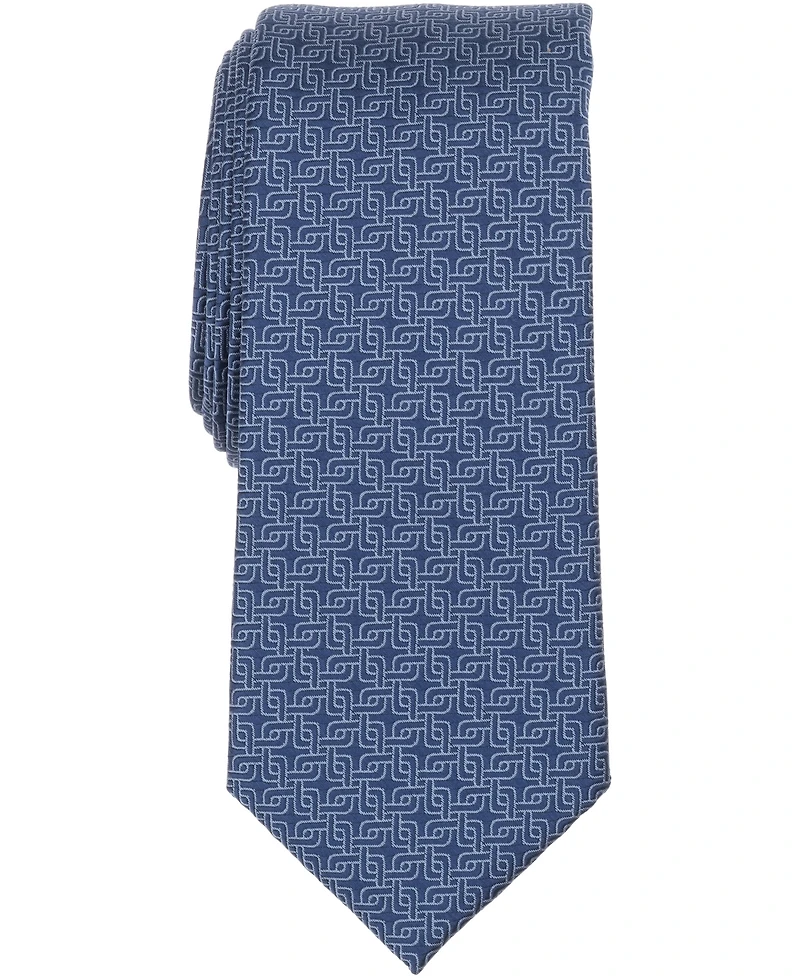 Alfani Men's Tundra Abstract Pattern Tie, Macy's Exclusive