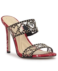 Jessica Simpson Women's Jovara Double Heart Band Stiletto Dress Sandals