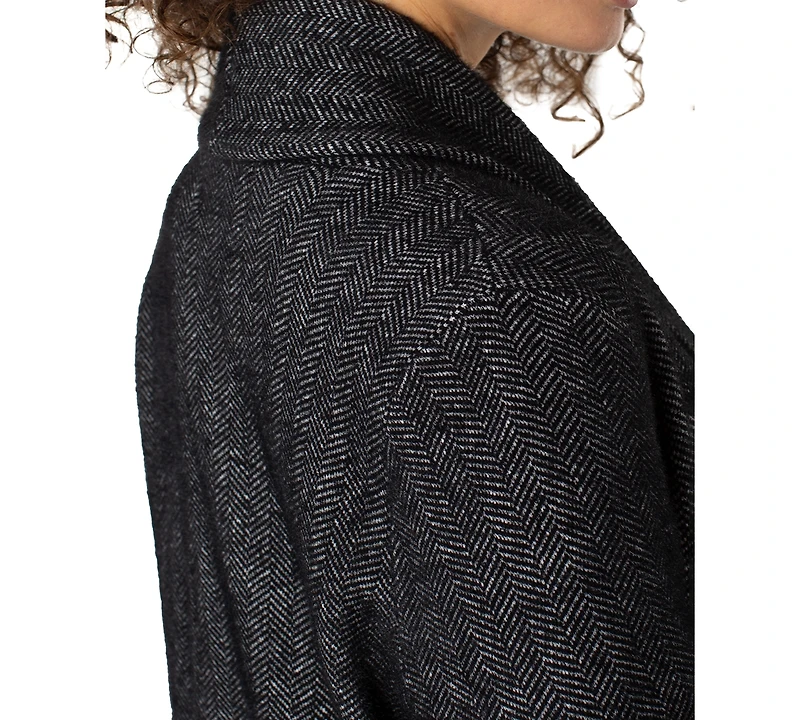 Liverpool Los Angeles Women's Long Sleeves Open Front Shawl Coatigan