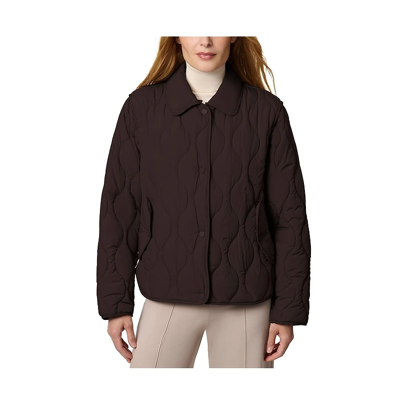 Bernardo Collared Quilted Jacket