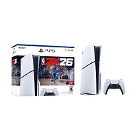 PlayStation 5 Slim Disc Edition Console - Nba 2K26 Bundle