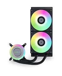 Lian-Li Galahad Ii Lite 240mm Rgb All-in-One Cpu Liquid Cooler, Black