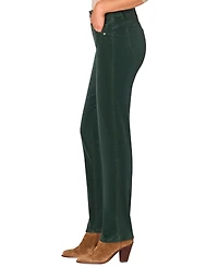 Democracy Petite "Ab"solution Corduroy Straight-Leg Jeans