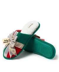 Dearfoams Men's Unisex Novelty Holiday Christmas Scuff Slipper