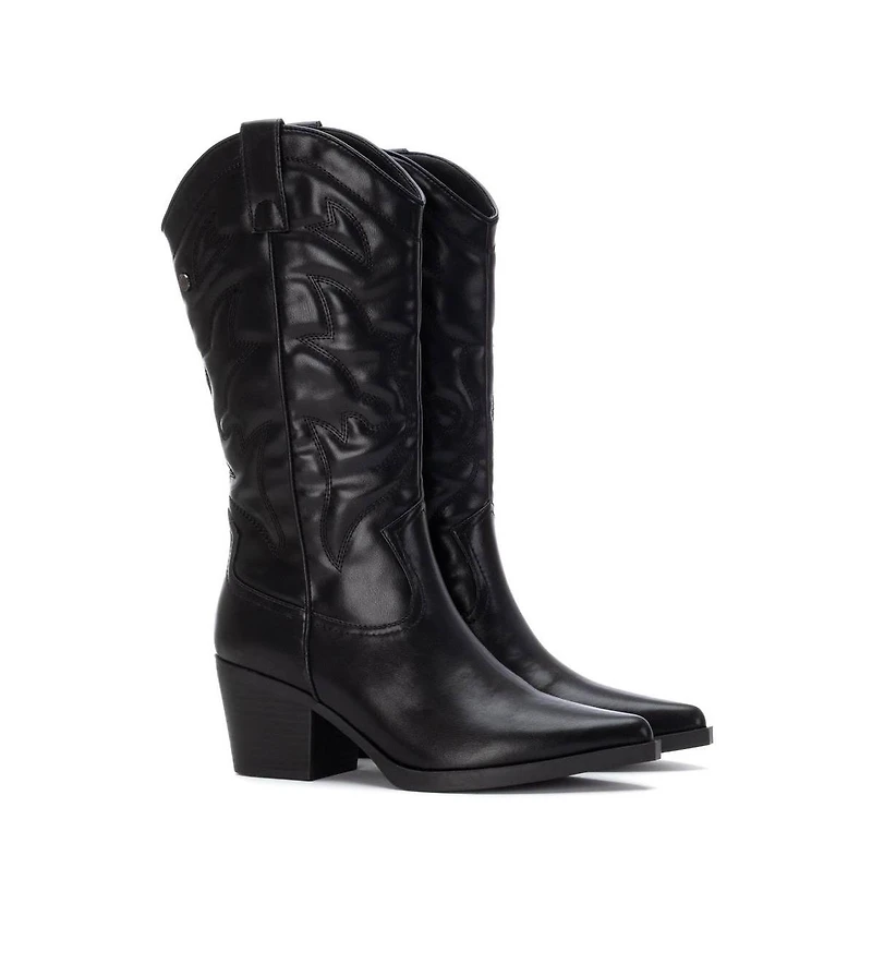 Women's Embroidered Italian Western Boots By Xti