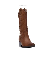 Women's Embroidered Italian Western Boots By Xti