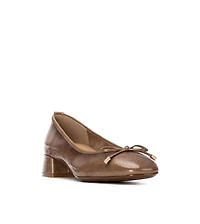 Xti Women's Patent Leather Block Heel Pumps By