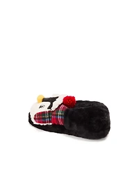 Dearfoams Girls Emery Critter Closed Back Animal Slipper