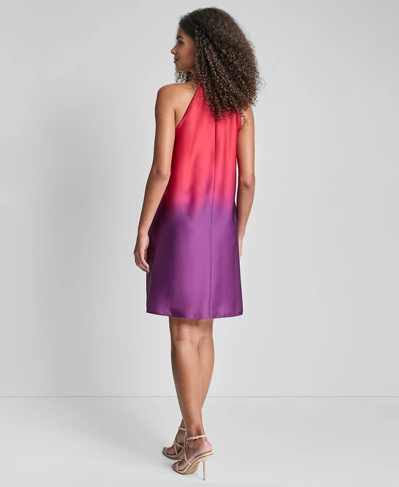 Dkny Petite Sleeveless Mock Neck Shift Dress